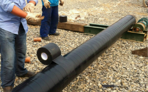 防腐膠帶用于燃氣管道